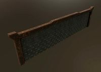 Rusted Metal Railing