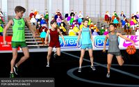 School Sports Outfits for Gym Wear for Genesis 8 Males