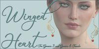 Winged Heart G3F G8F Daz