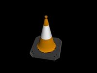 Traffic Cone 3D Model