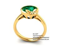 1397 luxury diamond ring | 3D