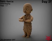 Tutorial and Model Little Buddha | 3D