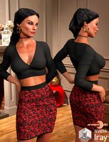 VERSUS - VDuo Shirt and Skirt for Genesis 8 Females