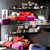 Twils soft poufs set