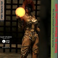 Tarnish for Wicked Guardian Outfit Texture set G3F