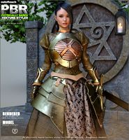 OOT PBR Texture Styles for Rin Anime Armor for G3F