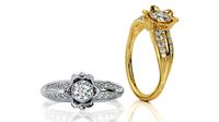 Flower Ring R 0107 | 3D