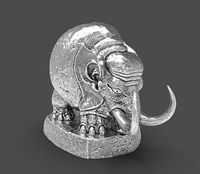 Baby Woolly Mammoth desktop miniature | 3D