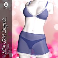 JMR Mini Skirt Lingerie for G3F and G8F