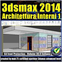 3ds max 2014 Architettura Interni 1 vol 30 Italiano cd front
