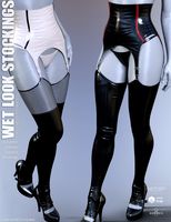 Wet Look Stockings for Genesis 8 Females