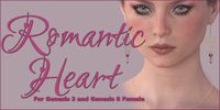 Romantic Heart G3F G8F - Daz
