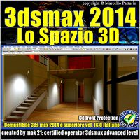 3ds max 2014 Lo Spazio 3D v 16 Italiano cd front