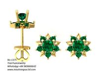 1375 luxury diamond earrings | 3D