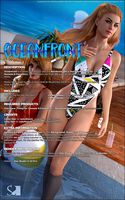 Oceanfront for One Piece Thong for Genesis 8 Females