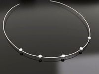 One Carat Necklace - 5 Stars | 3D
