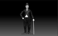 Charlie Chaplin - 3D figurine model | 3D