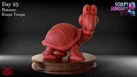 Koopa Troopa Timelapse and Model | 3D