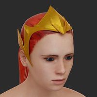Mera crown from Justice League | 3D