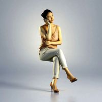 Woman Lena Business Seated 002
