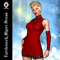 JMR Turtleneck Short Dress for G3F