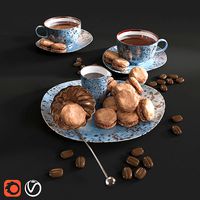 Tea with macaroons