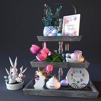 happy ester decorative set