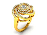 Lady dimond ring | 3D