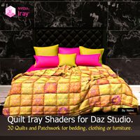Quilts and Patchwork - 20 Iray Shaders for Daz Studio