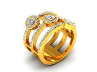 Lady dimond ring | 3D