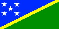 Solomon Islands flag 3D Model