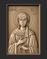 Orthodox Christian Icon of Saint Xenia of Saint Petersburg  | 3D