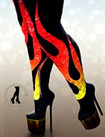 NYC Couture: DANGERHEELS Crotch Thigh Platform Boots