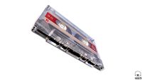 Low poly audio cassette
