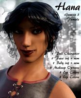 Hana for Genesis 3 Female