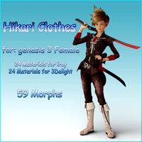 Hikari Anime Clothing for G3F