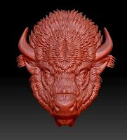 bison head | 3D