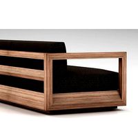 Restoration Hardware Paloma 72 Teak Sofa