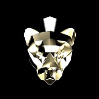 GeoMetric Puma Pendant | 3D