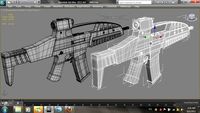 XM8 Assault rifle high poly 3D Model