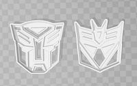 Tranformers Desepticons Autobots Cookie cutters | 3D
