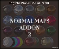 Normal MAPs AddOn 2 for Iray PBR Pro SciFi Shaders MR