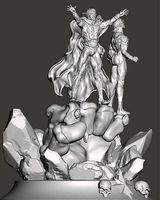 Mar-Vell and Adam Warlock | 3D