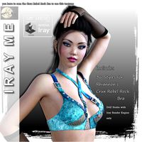 Iray Me: 36 Styles for Rebel Rock II Bra