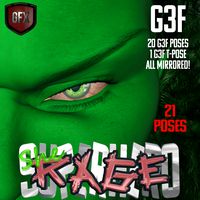 SuperHero She-Rage for G3F Volume 1