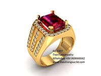 1307 luxury diamond ring for men | 3D