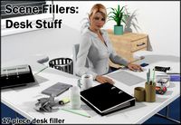 Scene Fillers Desk Stuff - Extended License