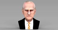 Prince Philip bust ready for full color 3D printing | 3D
