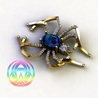 ring jewelry sterling fashion printable luxury carat brilliant  | 3D