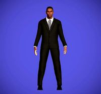 Businessman character